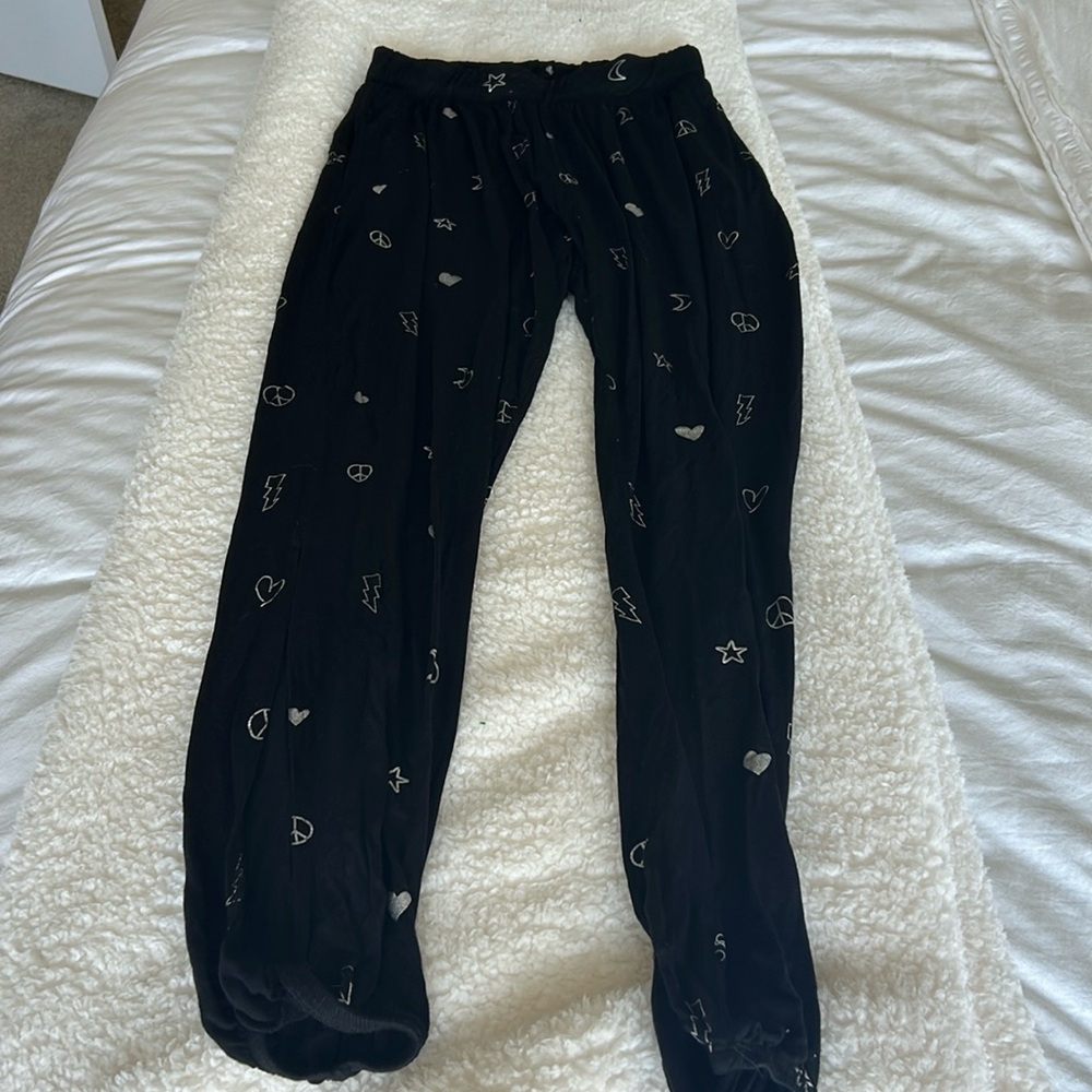 Terez pants with fun pattern